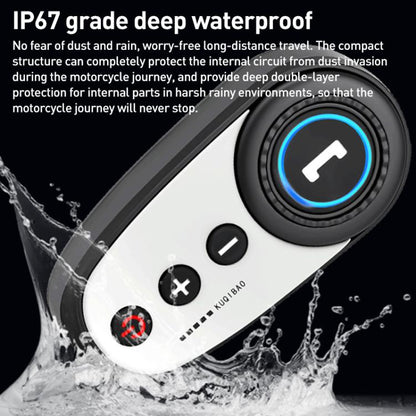 K10 Motorcycle Bluetooth Helmet Headset, Carbon Fiber Hidden Microphone - Helmets by buy2fix | Online Shopping UK | buy2fix