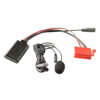 Car AUX Bluetooth Audio Cable Wiring Harness + MIC for Mercedes-Benz Special by abaecker BE2210/BE1650 by buy2fix