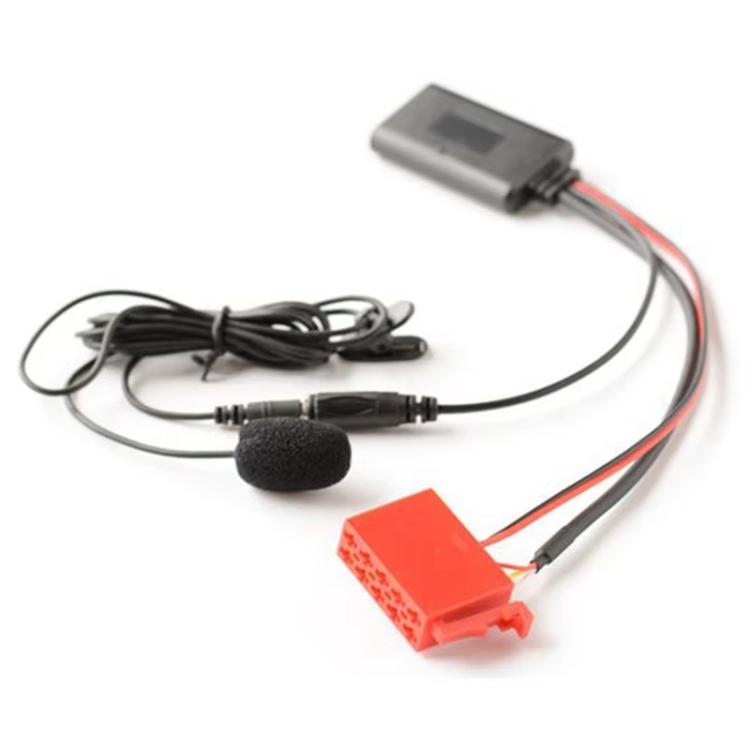 Car AUX Bluetooth Audio Cable Wiring Harness + MIC for Mercedes-Benz Special by abaecker BE2210/BE1650 by buy2fix