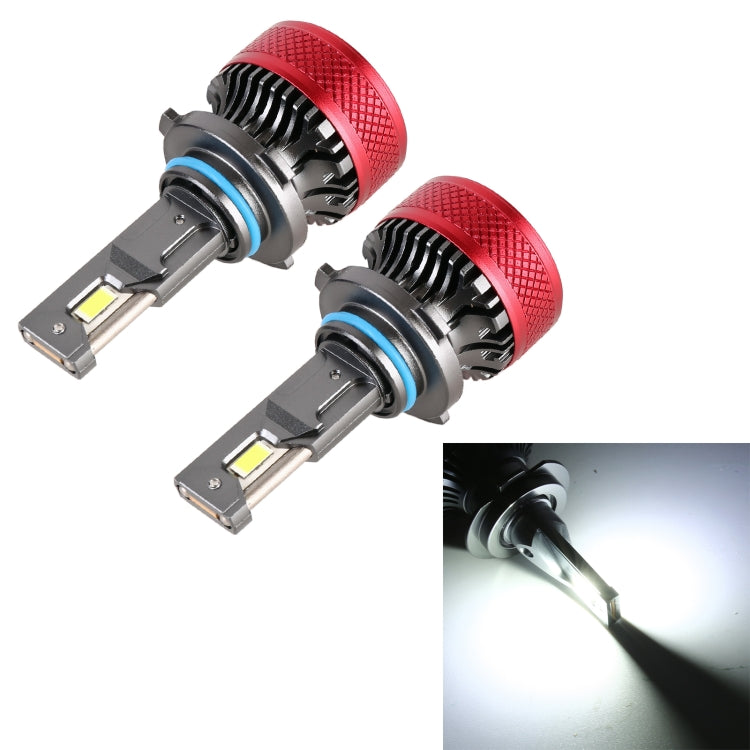 1 Pair 9006 DC12V 65W 6000K 6500LM LED Car Headlights by buy2fix