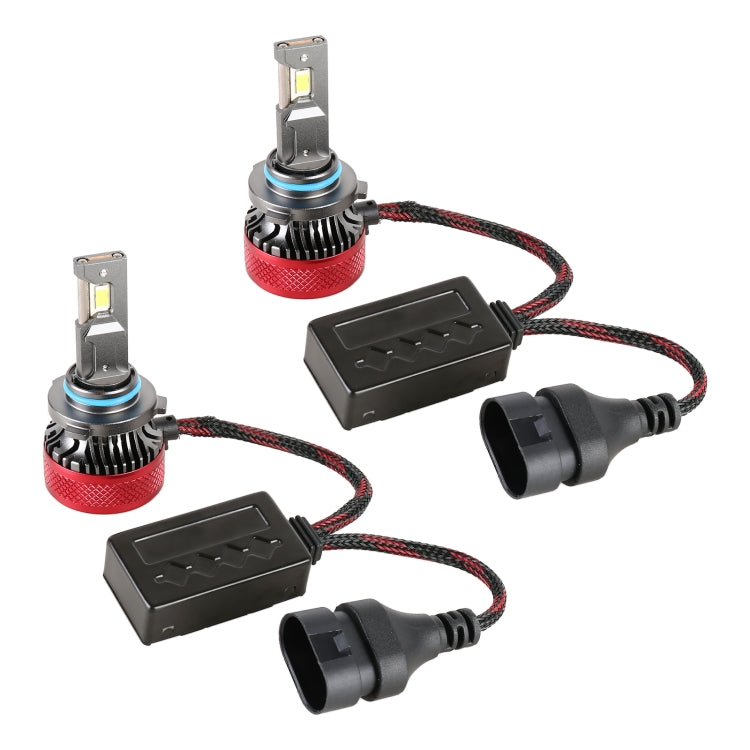 1 Pair 9006 DC12V 65W 6000K 6500LM LED Car Headlights by buy2fix