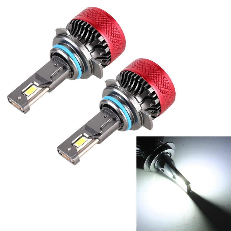1 Pair 9012 DC12V 65W 6000K 6500LM LED Car Headlights by buy2fix