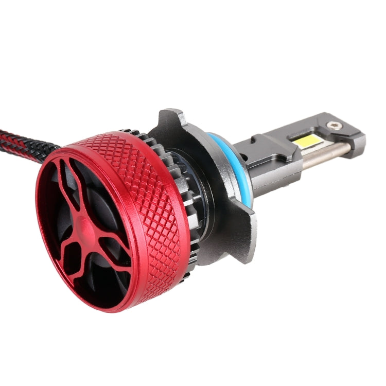 1 Pair 9012 DC12V 65W 6000K 6500LM LED Car Headlights by buy2fix