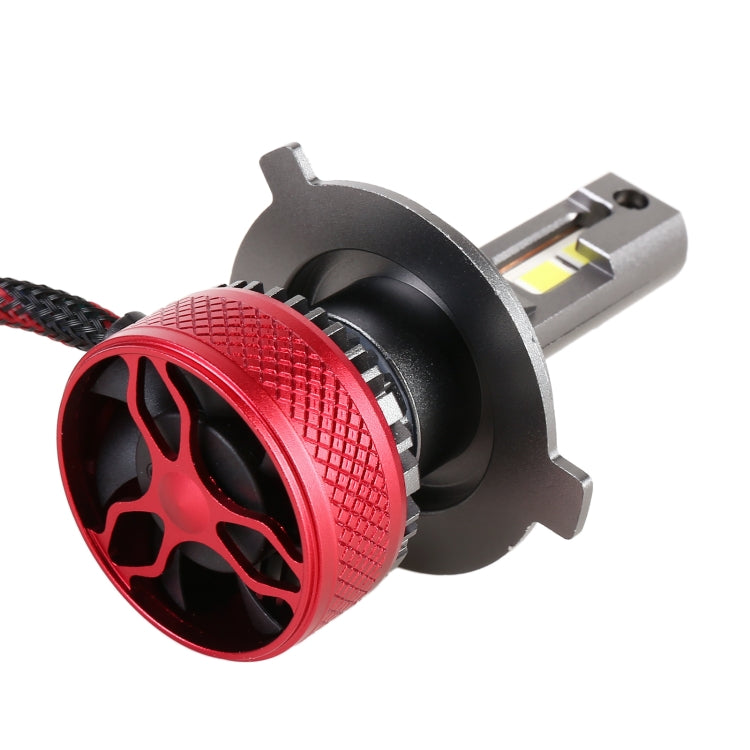 1 Pair H4 DC12V 65W 6000K 6500LM LED Car Headlights by buy2fix