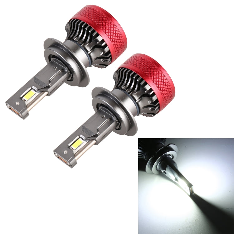 1 Pair H7 DC12V 65W 6000K 6500LM LED Car Headlights by buy2fix