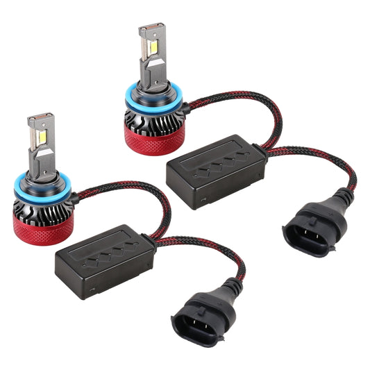 1 Pair H8 / H11 DC12V 65W 6000K 6500LM LED Car Headlights by buy2fix