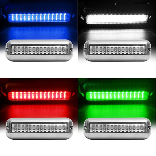 MK-042 Ship / Yacht 10-30V 42LEDs Waterproof Stainless Steel Underwater Light (White Light) by buy2fix