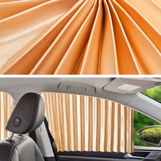 2 PCS Car Auto Sunshade Curtains Windshield Cover for the Rear Seat (Gold) by buy2fix