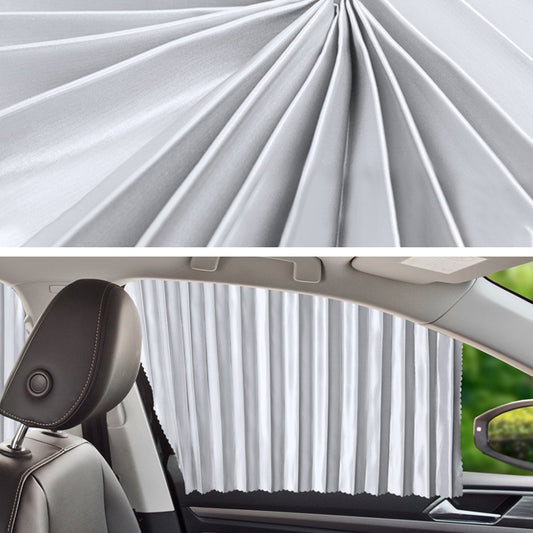 2 PCS Car Auto Sunshade Curtains Windshield Cover for the Front Seat (Silver) by buy2fix
