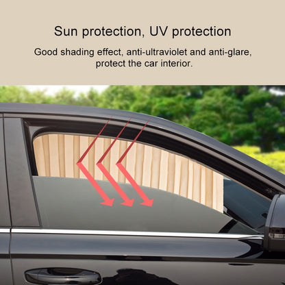 4 in 1 Car Auto Sunshade Curtains Windshield Cover Set (Black) by buy2fix