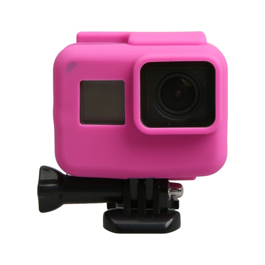 Original for GoPro HERO5 Silicone Border Frame Mount Housing Protective Case Cover Shell(Pink) by buy2fix