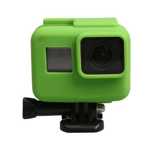 Original for GoPro HERO5 Silicone Border Frame Mount Housing Protective Case Cover Shell(Green) by buy2fix