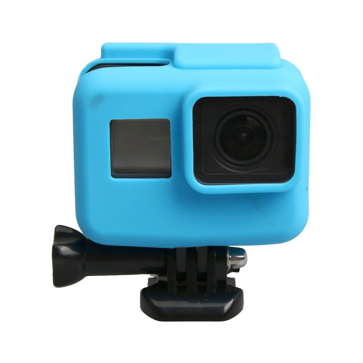 Original for GoPro HERO5 Silicone Border Frame Mount Housing Protective Case Cover Shell(Blue) by buy2fix