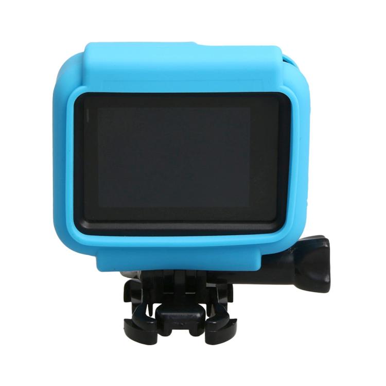 Original for GoPro HERO5 Silicone Border Frame Mount Housing Protective Case Cover Shell(Blue) by buy2fix