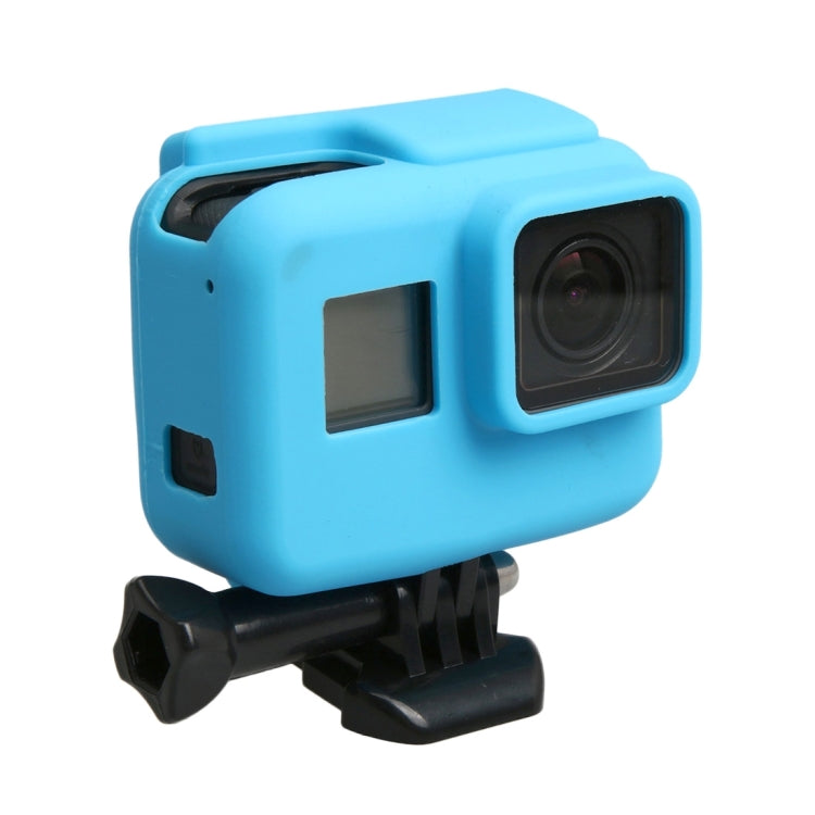 Original for GoPro HERO5 Silicone Border Frame Mount Housing Protective Case Cover Shell(Blue) by buy2fix