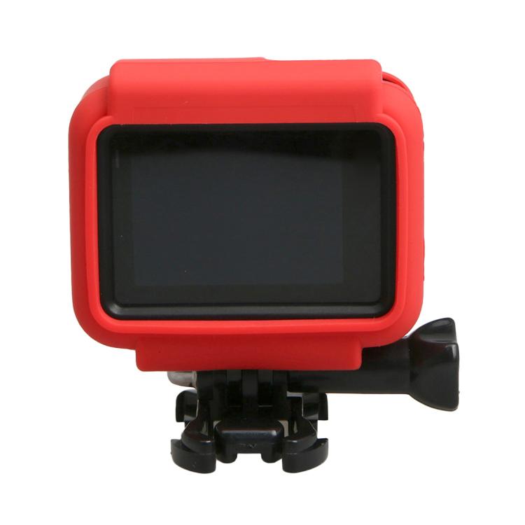 Original for GoPro HERO5 Silicone Border Frame Mount Housing Protective Case Cover Shell(Red) - Silicone Cases by buy2fix | Online Shopping UK | buy2fix