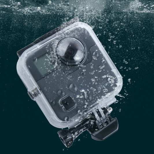 40m Waterproof Housing Protective Case for GoPro Fusion, with Buckle Basic Mount & Screw & Wrench by buy2fix