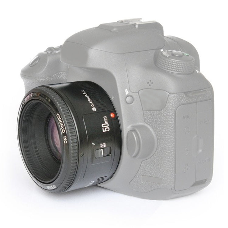 YONGNUO YN50MM F1.8C Auto Focus Lens for Canon EF Mount New Lens(Black) - Auxiliary Lens by YONGNUO | Online Shopping UK | buy2fix