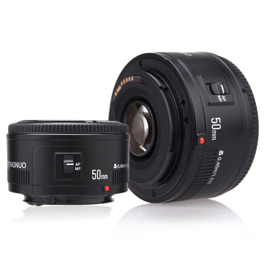 YONGNUO YN50MM F1.8C II F1.8 Auto Focus Lens for Canon EF Mount New Lens (Black)