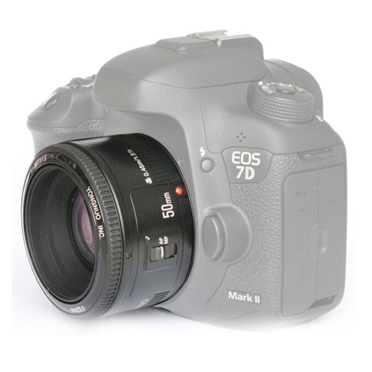 YONGNUO YN50MM F1.8C II F1.8 Auto Focus Lens for Canon EF Mount New Lens (Black) - Auxiliary Lens by YONGNUO | Online Shopping UK | buy2fix