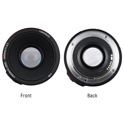 YONGNUO YN50MM F1.8C II F1.8 Auto Focus Lens for Canon EF Mount New Lens (Black) - Auxiliary Lens by YONGNUO | Online Shopping UK | buy2fix