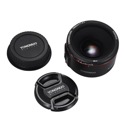 YONGNUO YN50MM F1.8C II F1.8 Auto Focus Lens for Canon EF Mount New Lens (Black) - Auxiliary Lens by YONGNUO | Online Shopping UK | buy2fix
