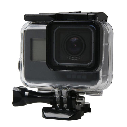 For GoPro HERO6 /5 Black 60m Underwater Waterproof Housing Diving Case with Touch Screen Back Door & Filter / Buckle Basic Mount & Screw, No Need to Disassemble Lens by buy2fix