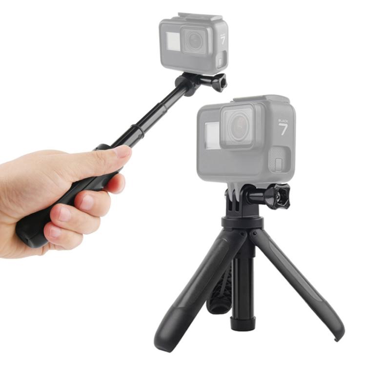 GP446 Multifunctional Mini Fixed Tripod for GoPro, Insta360, DJI and Other Action Cameras(Black) by buy2fix