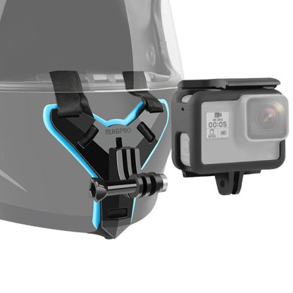 Helmet Belt Mount + Border Frame Mount Protective Cage for GoPro HERO7 Black /6 /5 by buy2fix