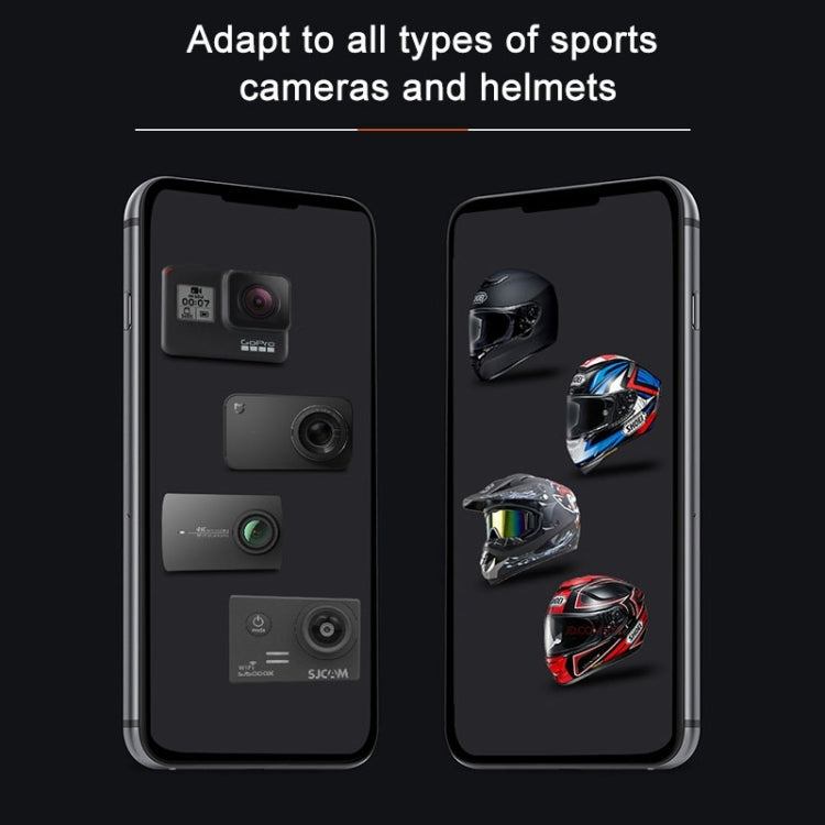 Helmet Belt Mount + Border Frame Mount Protective Cage for GoPro HERO7 Black /6 /5 by buy2fix