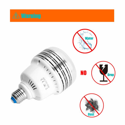 MANTOO PGL45 45W 230V 5500K 5460LM LED Light Bulb for Photography Lighting - LED Blubs & Tubes by MANTOO | Online Shopping UK | buy2fix