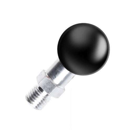 25mm Ball Head M10 Screw Motorcycle Fixed Mount Holder for GoPro, Insta360, DJI and Other Action Cameras(Black) by buy2fix