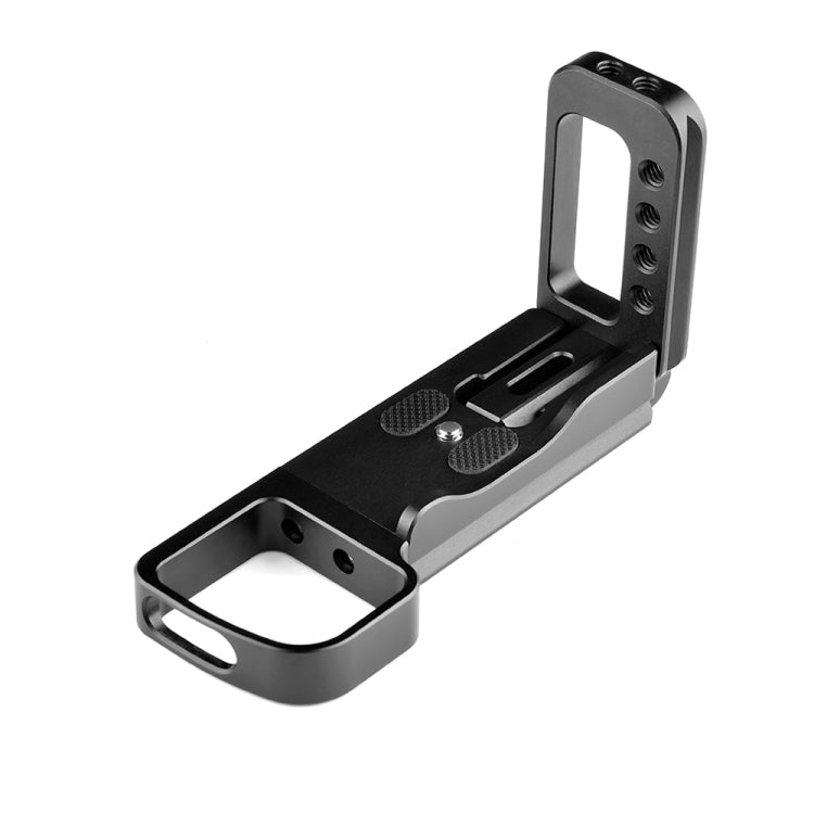 YELANGU YLG0715A 1/4 inch Vertical Shoot Quick Release L Plate Bracket Base Holder for Sony A6300 / A6000 / A6100 / A6400 / A6500 (Black) - L-Bracket by YELANGU | Online Shopping UK | buy2fix