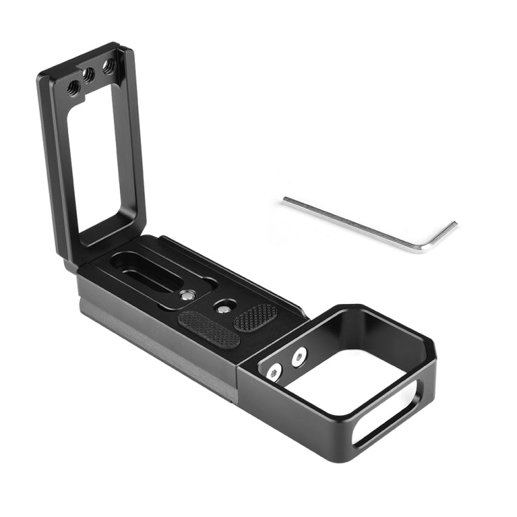 YELANGU CL6 YLG0712A Vertical Shoot Quick Release L Plate Bracket Base Holder for Sony A9 (ILCE-9) / A7 III/ A7R III(Black) - L-Bracket by YELANGU | Online Shopping UK | buy2fix