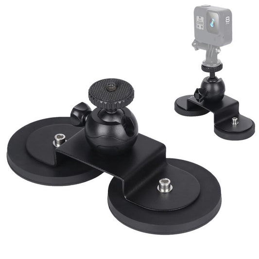 Car Suction Cup Mount Bracket for GoPro Hero11 Black / HERO10 Black / HERO9 Black / HERO8 Black /7 /6 /5 /5 Session /4 Session /4 /3+ /3 /2 /1, Xiaoyi and Other Action Cameras, Size: L(Black) by buy2fix