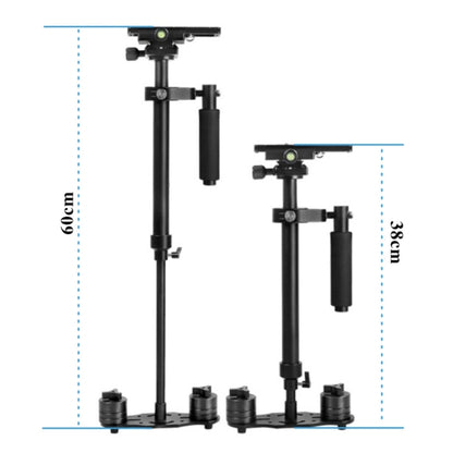 YELANGU S60N Aluminum  Handheld Stabilizer for Camcorder DV Video Camera DSLR(Black) - Camera Stabilizer by YELANGU | Online Shopping UK | buy2fix