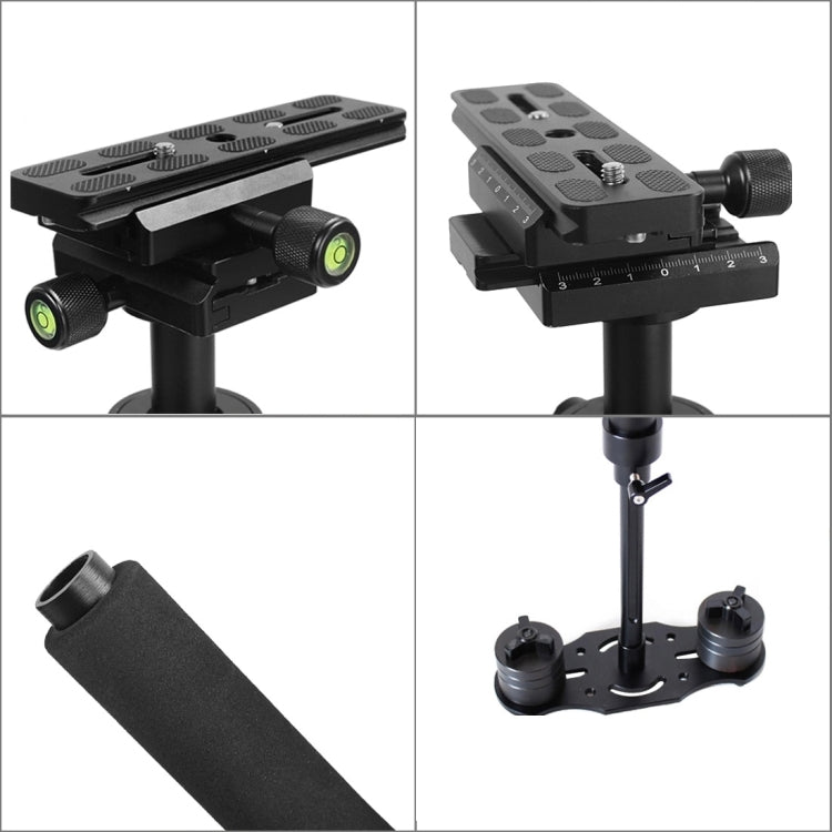 YELANGU S60N Aluminum  Handheld Stabilizer for Camcorder DV Video Camera DSLR(Black) - Camera Stabilizer by YELANGU | Online Shopping UK | buy2fix