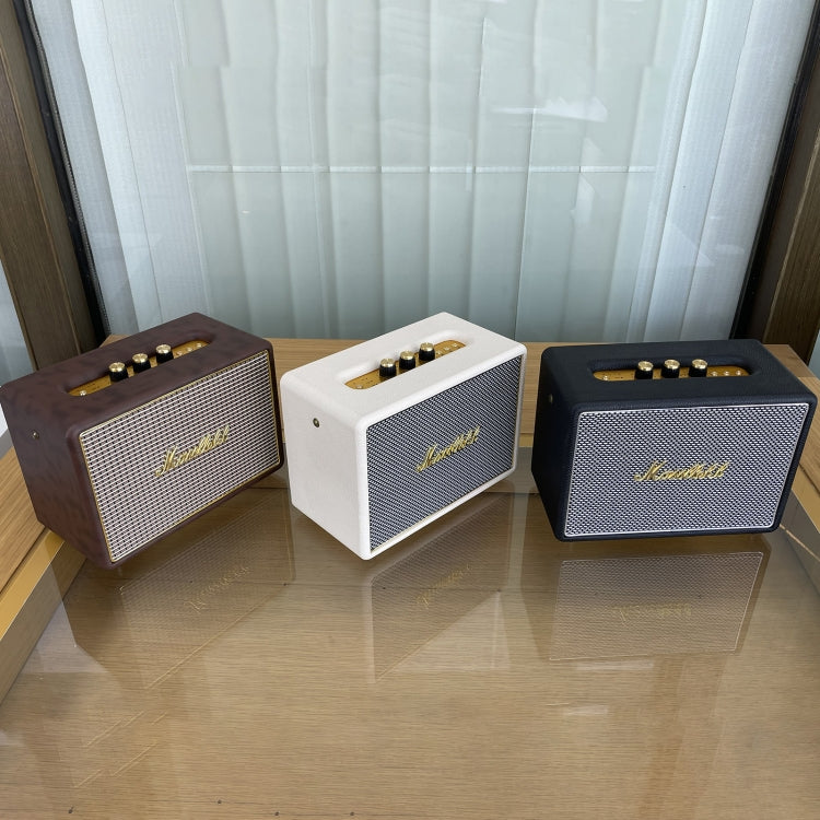 For MARSHALL Non-Working Fake Dummy Speaker Model Desktop Props Display (White) - Speaker Model by buy2fix | Online Shopping UK | buy2fix