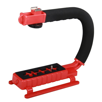 YELANGU S2-3 YLG0106B-C C-shaped Video Handle DV Bracket Stabilizer for All SLR Cameras and Home DV Camera(Red) - Camera Stabilizer by YELANGU | Online Shopping UK | buy2fix