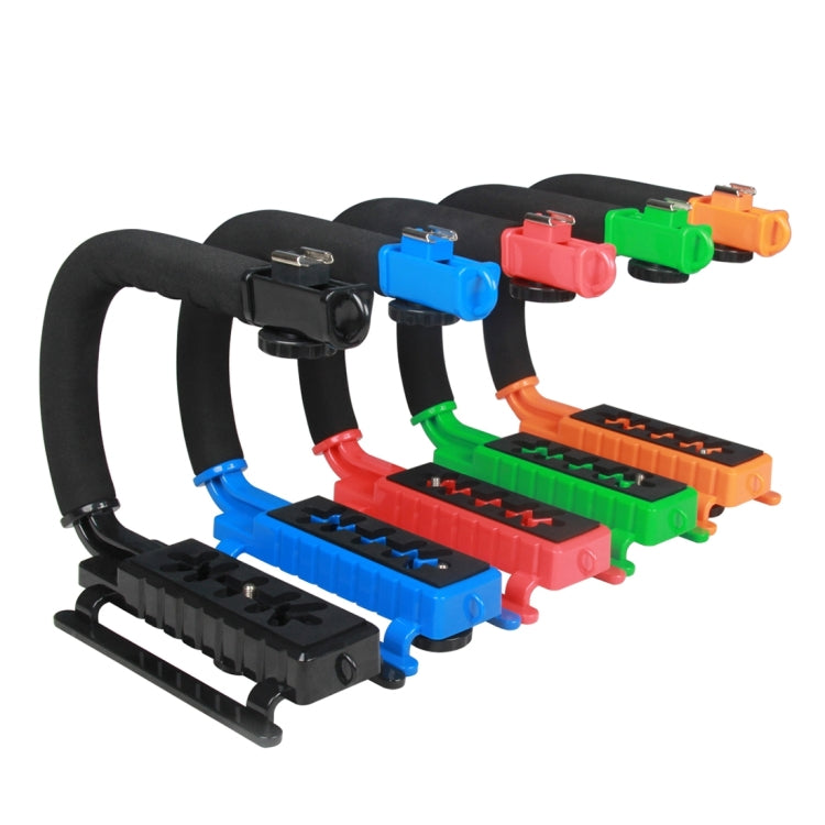 YELANGU S2-3 YLG0106B-C C-shaped Video Handle DV Bracket Stabilizer for All SLR Cameras and Home DV Camera(Red) - Camera Stabilizer by YELANGU | Online Shopping UK | buy2fix