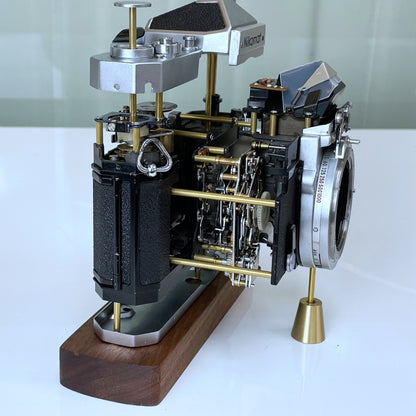 For Nikon Non-Working Fake Dummy Camera Model Room Props Display Photo Studio Camera Model (Coffee) - Camera Model by buy2fix | Online Shopping UK | buy2fix