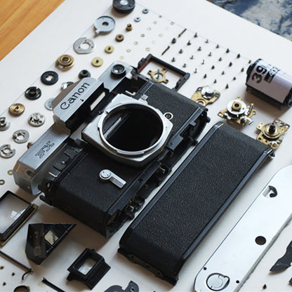 Non-Working Display 3D Mechanical Film Camera Square Photo Frame Mounting Disassemble Specimen Frame, Model: Style 2, Random Camera Model Delivery - Camera Model by buy2fix | Online Shopping UK | buy2fix