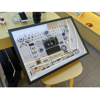 Non-Working Display 3D Mechanical Film Camera Rectangle Photo Frame Mounting Disassemble Specimen Frame, Model: Style 7, Random Camera Model Delivery - Camera Model by buy2fix | Online Shopping UK | buy2fix