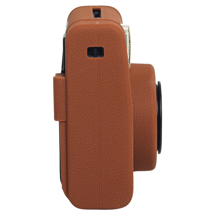 Soft Silicone Protective Case for Fujifilm Instax mini 40 (Brown) - Protective Case by buy2fix | Online Shopping UK | buy2fix