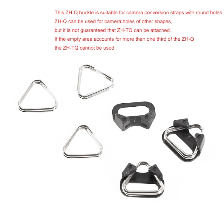 10 PCS BEXIN ZH-TQ Camera Shoulder Strap Split Triangle Ring Hook with Bracket by BEXIN