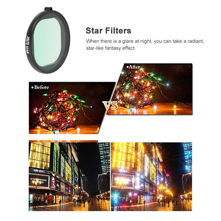 JSR Round Housing Star Effect Lens Filter for GoPro HERO8 Black by JSR