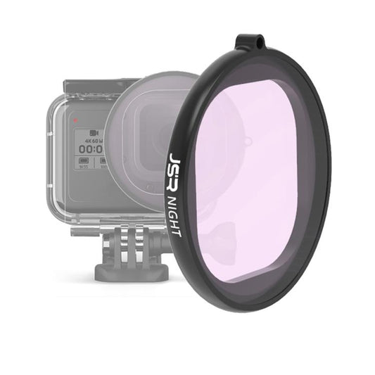 JSR Round Housing NIGHT Lens Filter for GoPro HERO8 Black by JSR