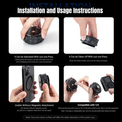 STARTRC Universal Electric Magnetic Suction Cup Mount (Black) - Mount & Holder by STARTRC | Online Shopping UK | buy2fix