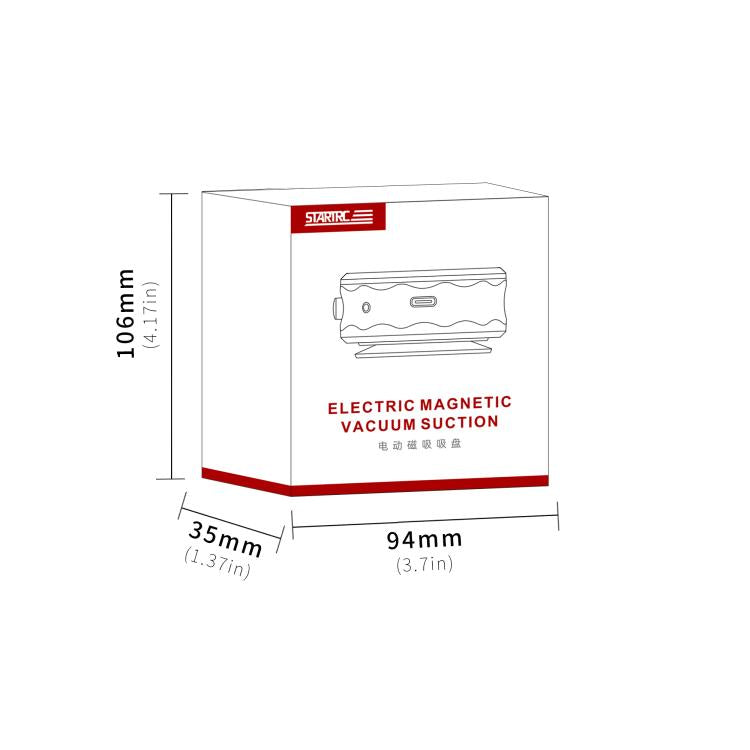 STARTRC Universal Electric Magnetic Suction Cup Mount (Black) - Mount & Holder by STARTRC | Online Shopping UK | buy2fix