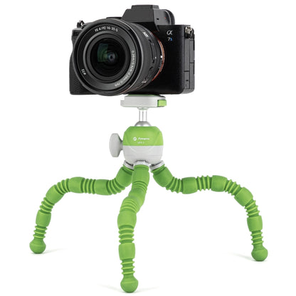 Fotopro UFO 3 Flexible Tripod Mount for SLR Cameras, GoPro, Phones (Green) - Portable Mini Tripod by Fotopro | Online Shopping UK | buy2fix